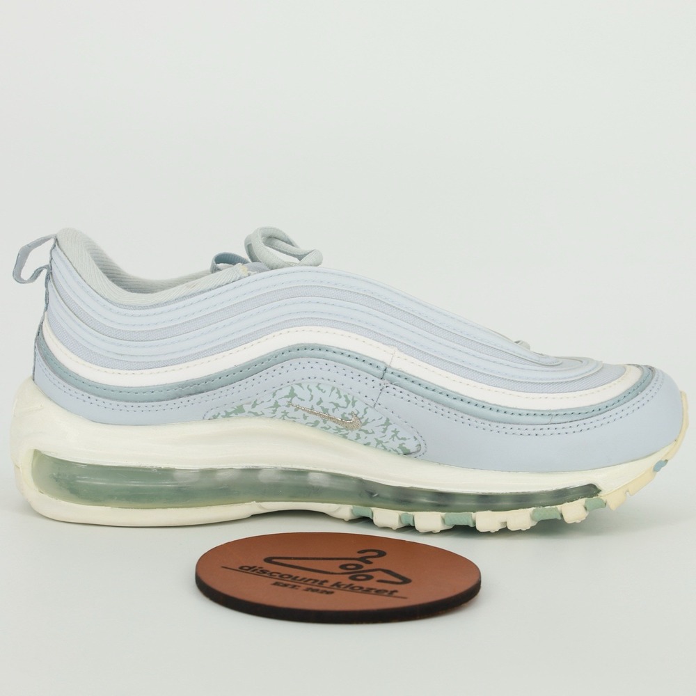 Nike Air Max 97‎ Blue Camo White Metallic Silver DJ5434-400 Women's Size 7